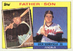 1985 Topps Baseball Cards      138     Dick/Dick Schofield FS